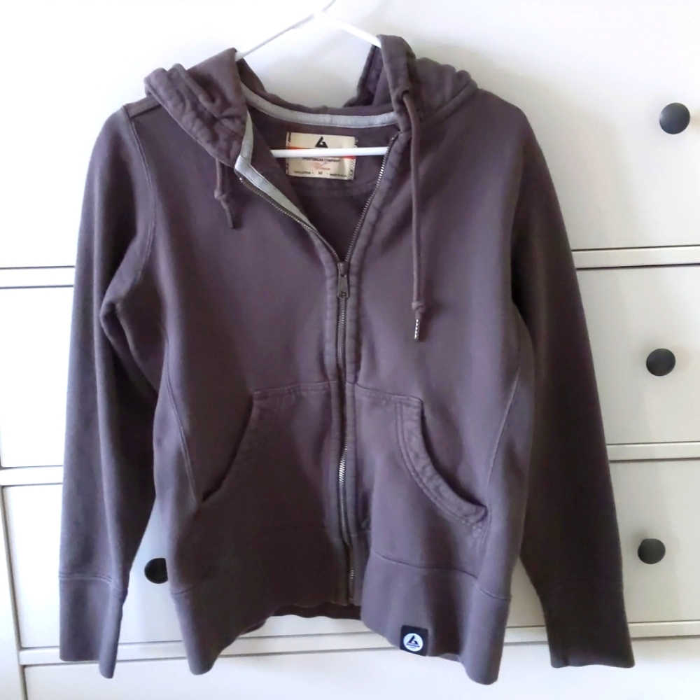 American Giant zip hoodie grey medium